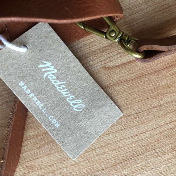 NWT Madewell Leather Satchel Crossbody (Brown) - Picture 2 of 4